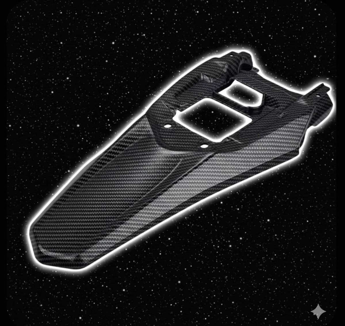 Ultra Bee Carbon Fiber Style Back Fender