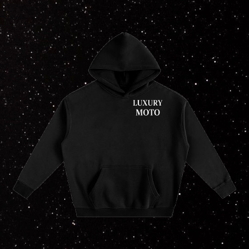 Black Luxury Moto Hoodie