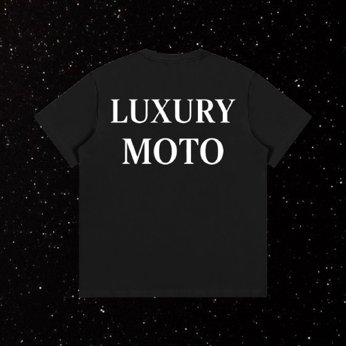 Black Luxury Moto Shirt