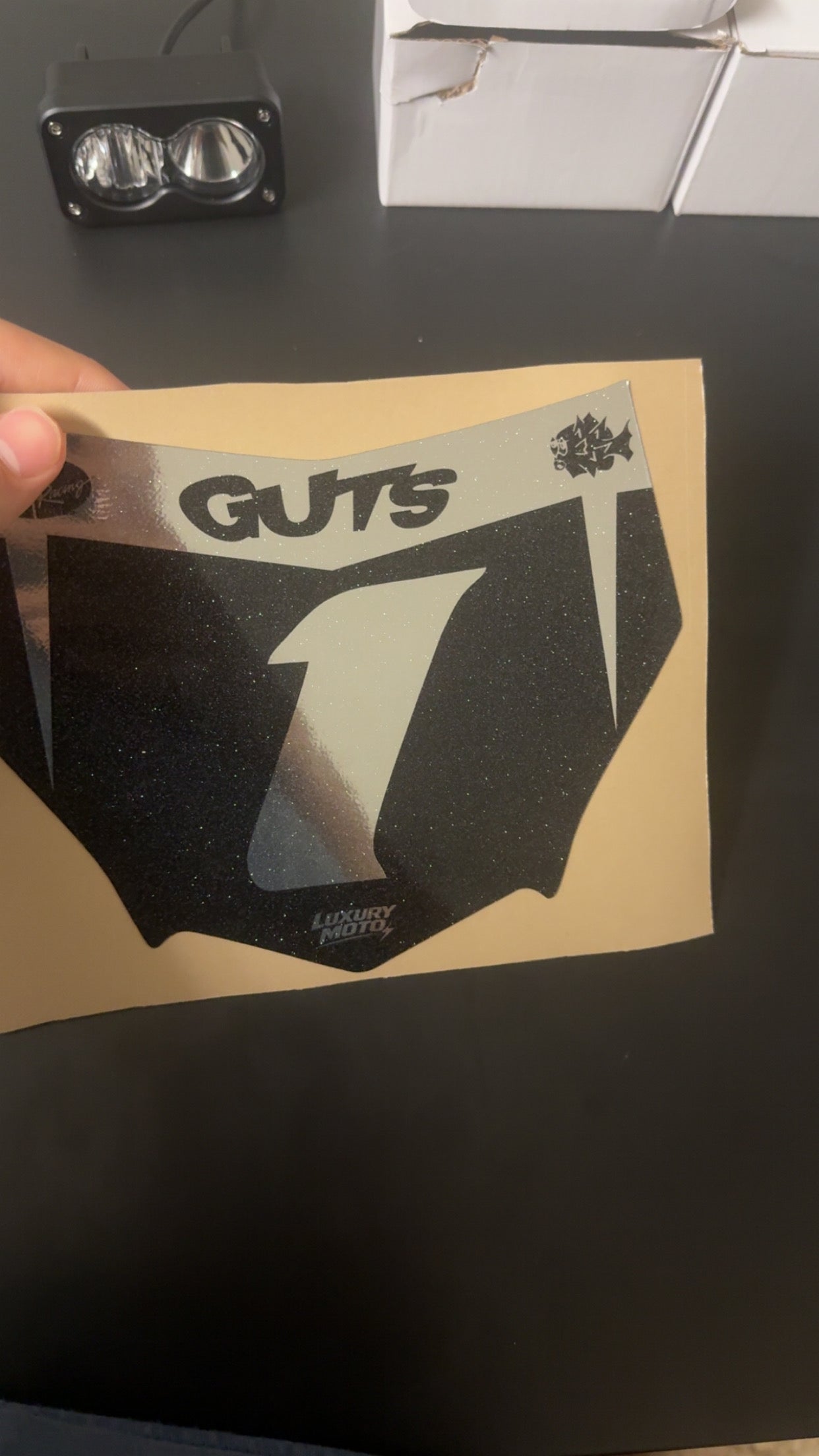 Motocuts Decal Chrome, and Sparkles
