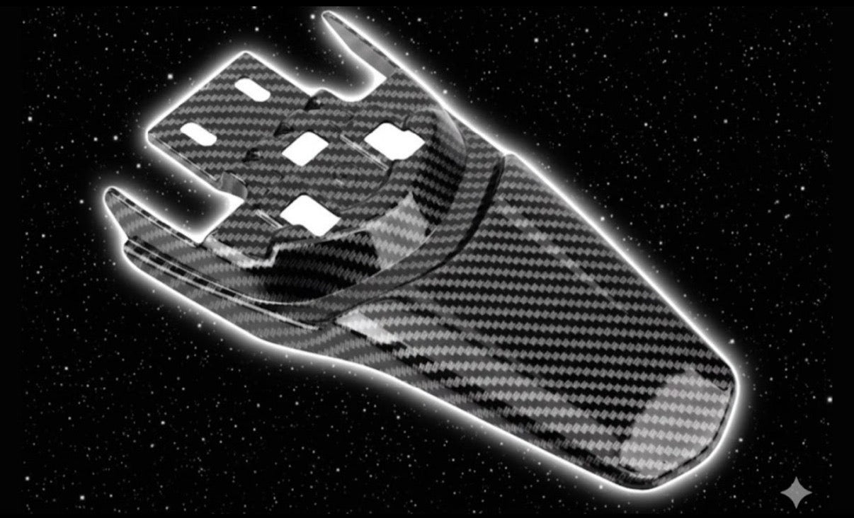 Surron Lbx Carbon Fiber style Back Fendor