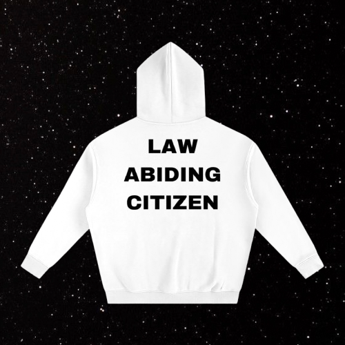 White Law Abiding Citizen Hoodie