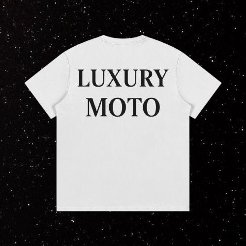 White Luxury Moto Shirt