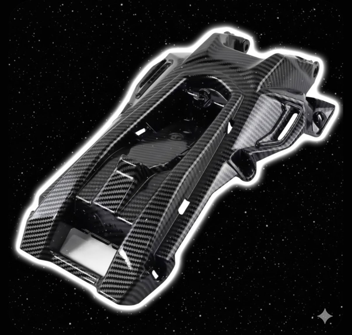 Ultra bee Carbon Fiber Style battery cover lid